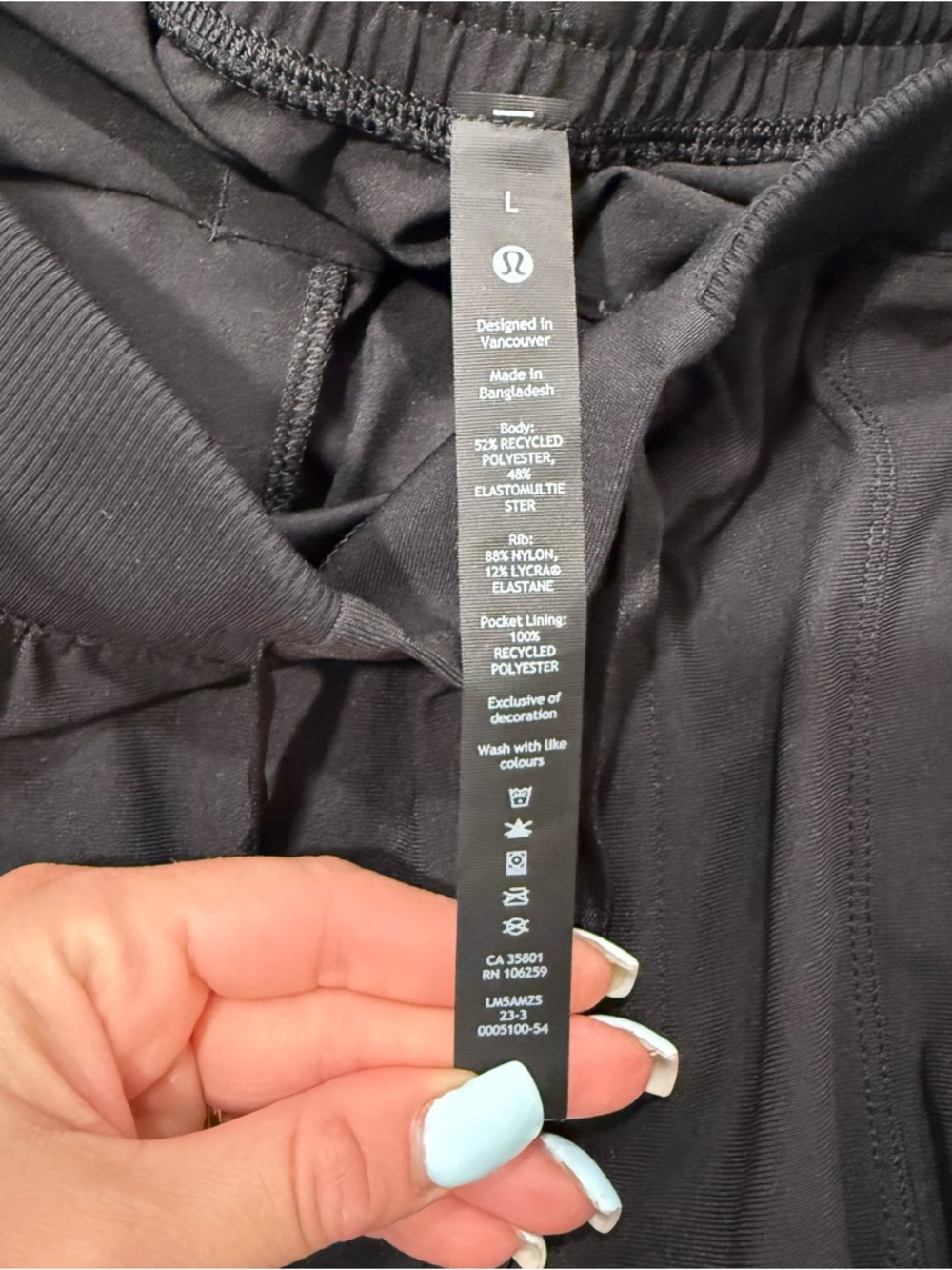 Lululemon Black ABC Joggers Men’s L - Picture 4 of 6